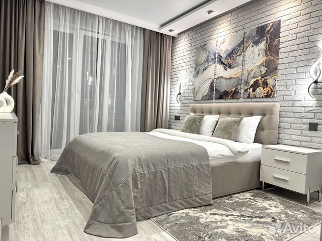 

1-к. квартира, 46 м², 2 кровати