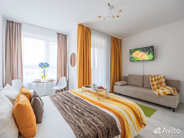 

Квартира-студия, 25 м², 2 кровати