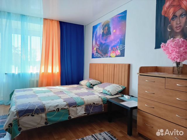

1-к. квартира, 38 м², 2 кровати