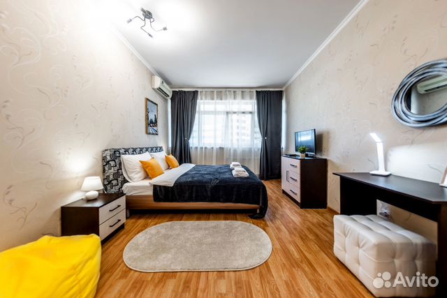 

1-к. квартира, 45 м², 3 кровати