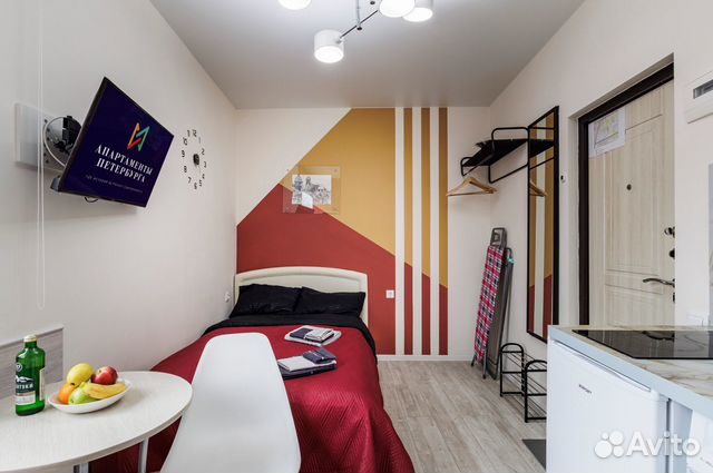 

Квартира-студия, 12 м², 1 кровать