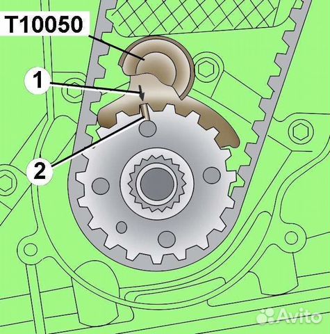 VAG3359 И Т10050 для замены грм