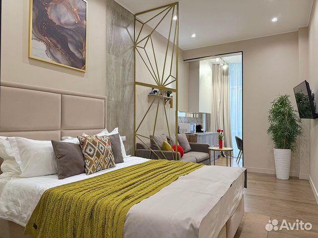 

Квартира-студия, 33 м², 2 кровати