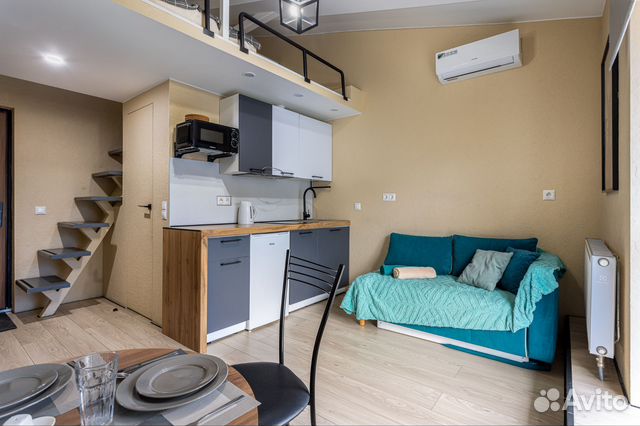 

Квартира-студия, 23 м², 2 кровати
