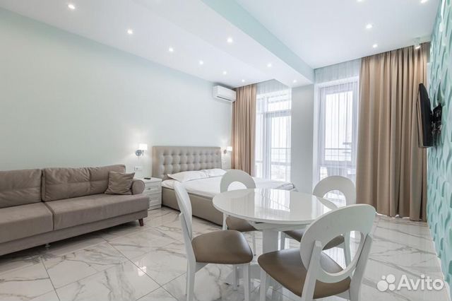 

Квартира-студия, 40 м², 2 кровати