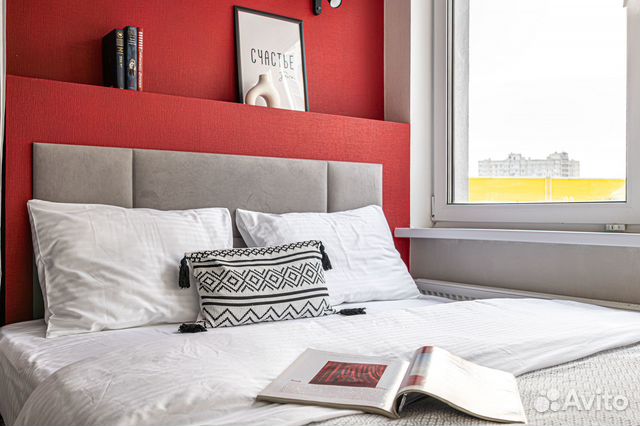 

Квартира-студия, 35 м², 2 кровати