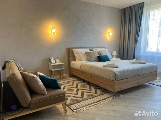 

1-к. квартира, 36 м², 2 кровати