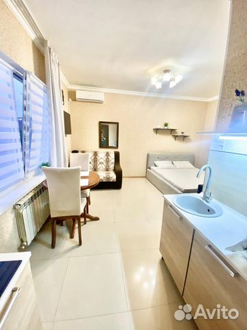 

Квартира-студия, 30 м², 2 кровати