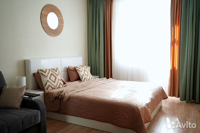 

1-к. квартира, 38 м², 2 кровати