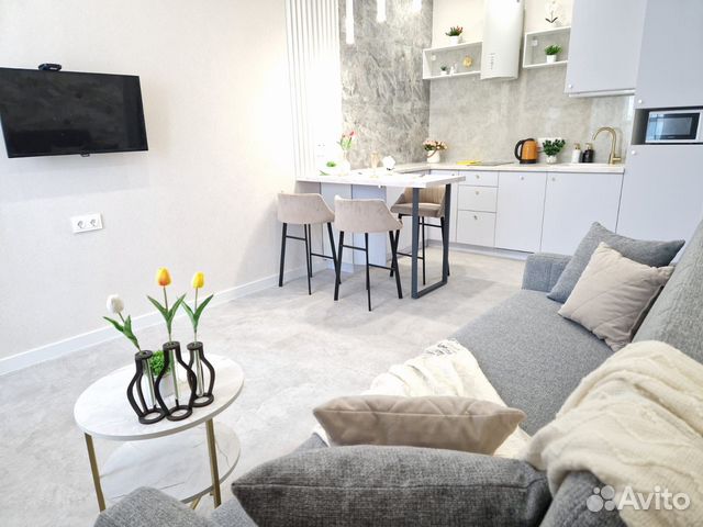 

1-к. квартира, 38 м², 2 кровати