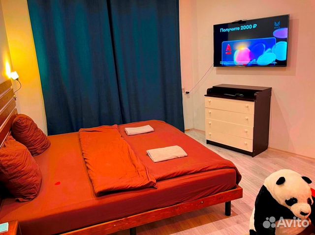 

Квартира-студия, 27 м², 2 кровати
