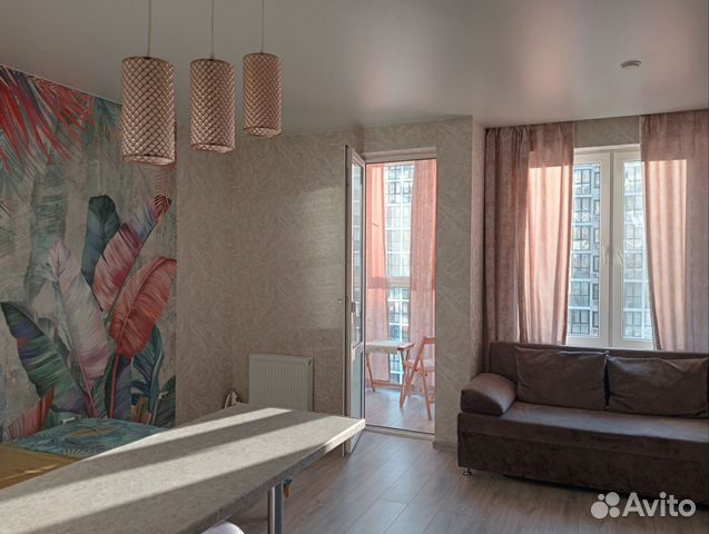 

Квартира-студия, 29 м², 2 кровати