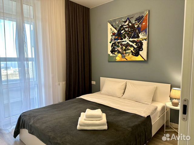 

1-к. квартира, 40 м², 2 кровати