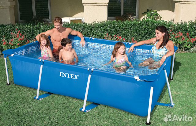 Бассейн intex прямоугольный 220х150х60 Бассейн intex прямоугольный 220х150х60