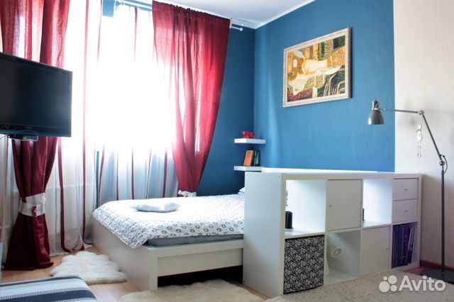 

1-к. квартира, 43 м², 2 кровати