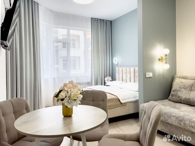 

Квартира-студия, 30 м², 2 кровати