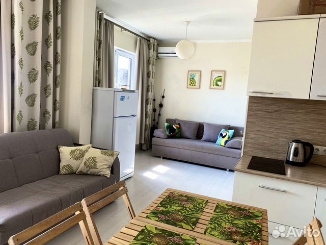 

Квартира-студия, 32 м², 2 кровати