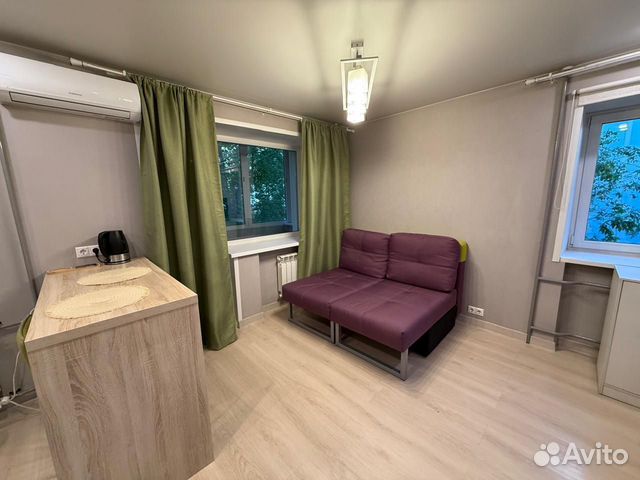 

Квартира-студия, 32 м², 2 кровати