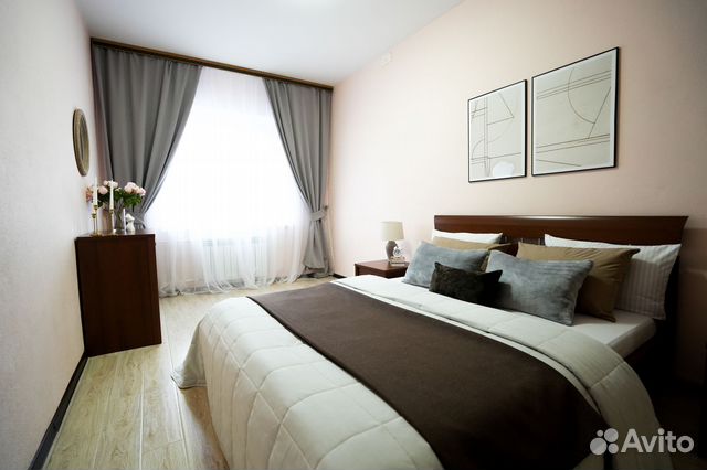 

2-к. квартира, 57 м², 2 кровати