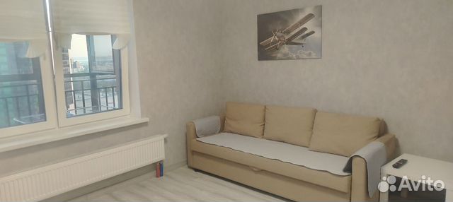 

Квартира-студия, 35 м², 2 кровати