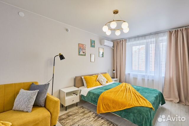 

1-к. квартира, 35 м², 2 кровати