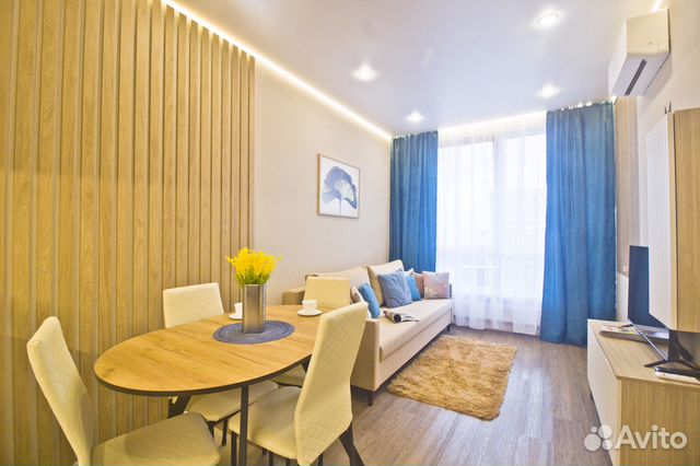 

1-к. квартира, 39 м², 2 кровати