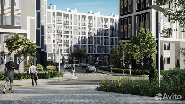 2-к квартира, 62.3 м², 6/10 эт.