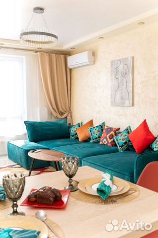 

1-к. квартира, 42 м², 2 кровати
