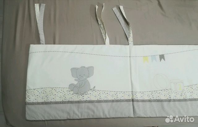 Бортики на половину кроватки Mothercare для новоро