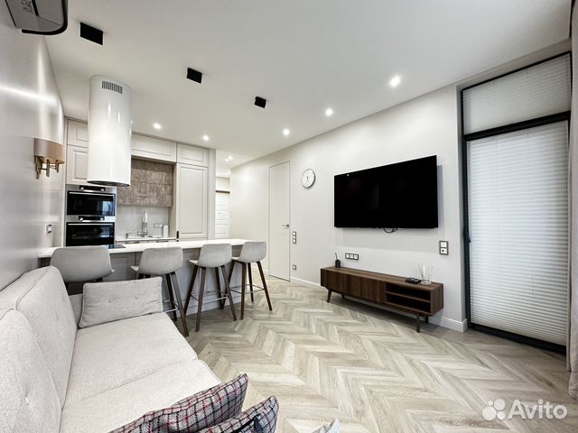 

1-к. квартира, 46 м², 2 кровати
