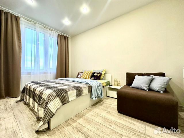 

1-к. квартира, 38 м², 3 кровати