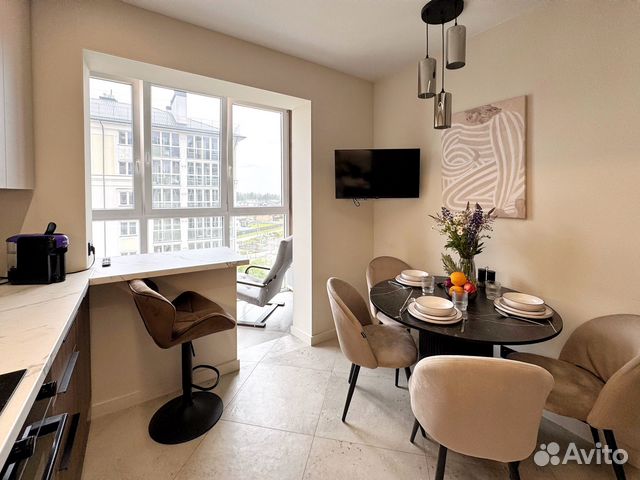 

1-к. квартира, 38 м², 2 кровати
