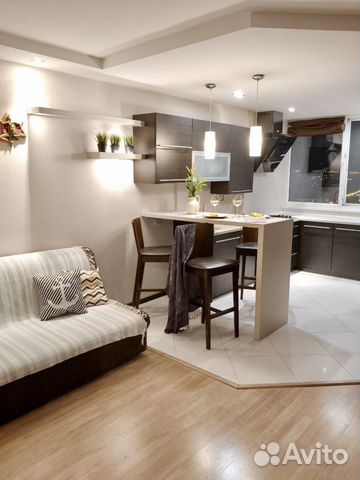 

1-к. квартира, 52 м², 3 кровати