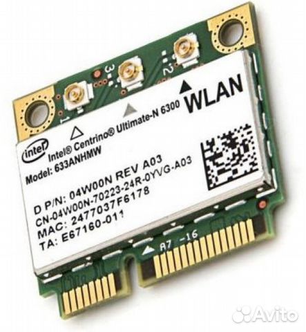WiFi адаптеры ноутбуков бу Блютуз и Mini-PCI Card