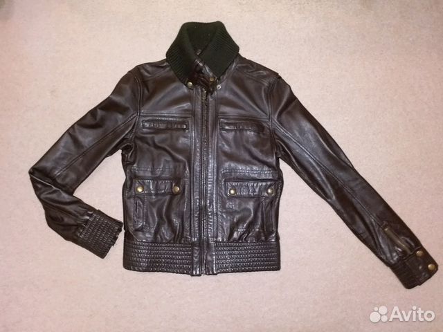 Кожаная куртка Mango Кожаная куртка Mango