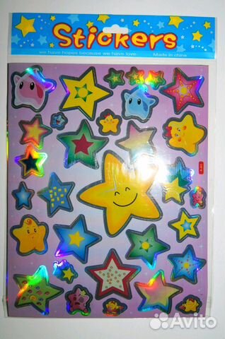 Наклейки металлик Мотоцикл, Звездочки Наклейки металлик Мотоцикл, Звездочки