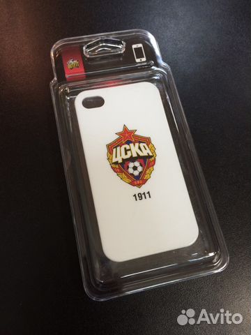 Чехол накладка iPhone 4 / 4S цска Оригинал Белый Чехол накладка iPhone 4 / 4S цска Оригинал Белый