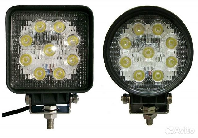 Светодиодная LED фара рабочего света 27W