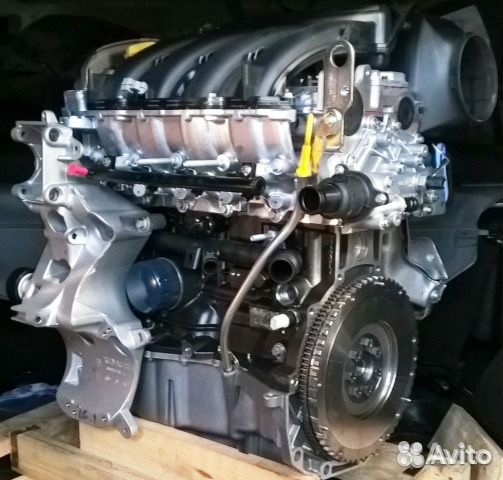 Двигатель в сборе на Лада Ларгус Nissan К4М - 490