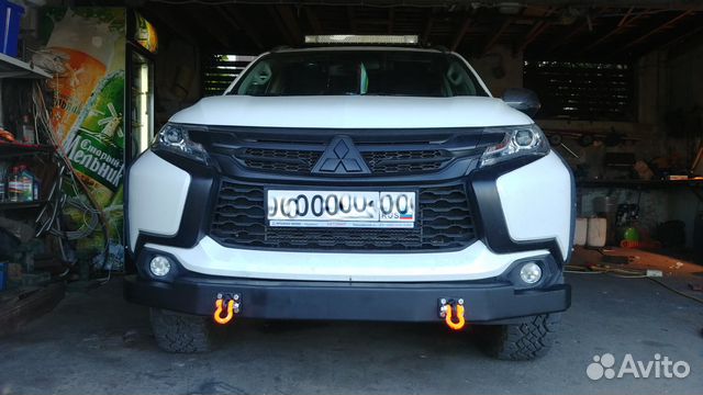 силовой бампер mitsubishi pajero