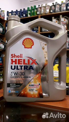 Масло моторное shell 5W30 Helix Ultra Extra 4л