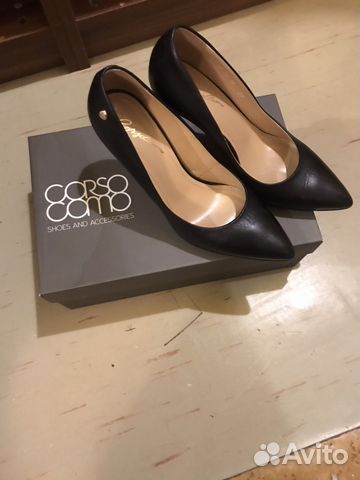 Туфли Corso Como кожаные, 37-38 р-р