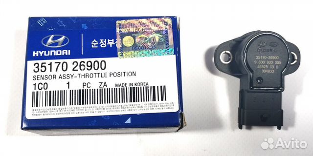 Датчик дроссельной заслонки Hyundai 3517026900