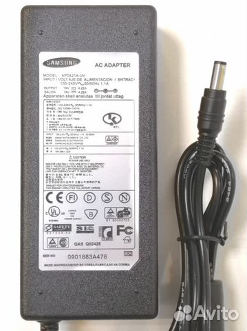 Блок питания для ноутбука SAMSUNG 19V 4.22A LP-583