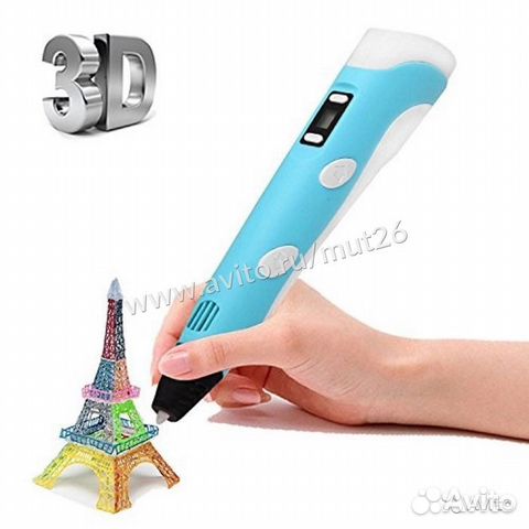 3Д Ручка-принтер 3D PEN stereo (2 поколение) новая