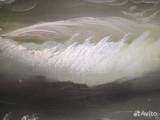 Картина маслом Старинный Корабль в море