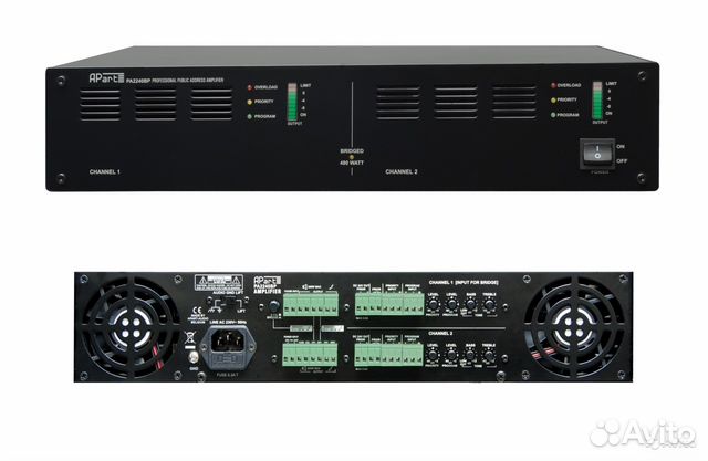 Усилитель Apart PA2240BP + планшет в подарок Усилитель Apart PA2240BP + планшет в подарок