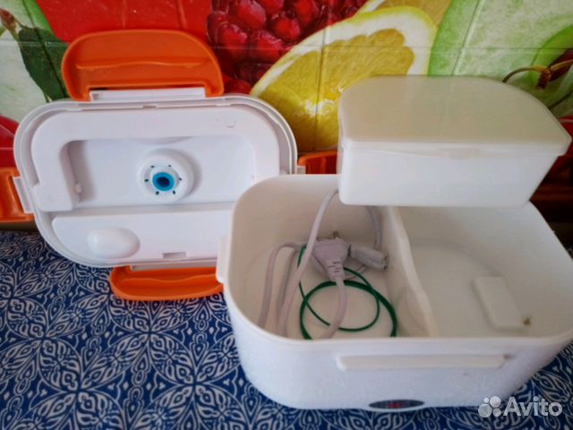 Контейнер для еды с подогревом Контейнер для еды с подогревом