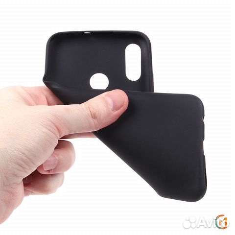 Чехол силикон черный Huawei P Smart 2019