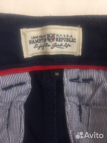 Хлопковые шорты Hampton Republic США Хлопковые шорты Hampton Republic США